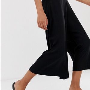 & Other Stories Cropped Wide Leg Trouser